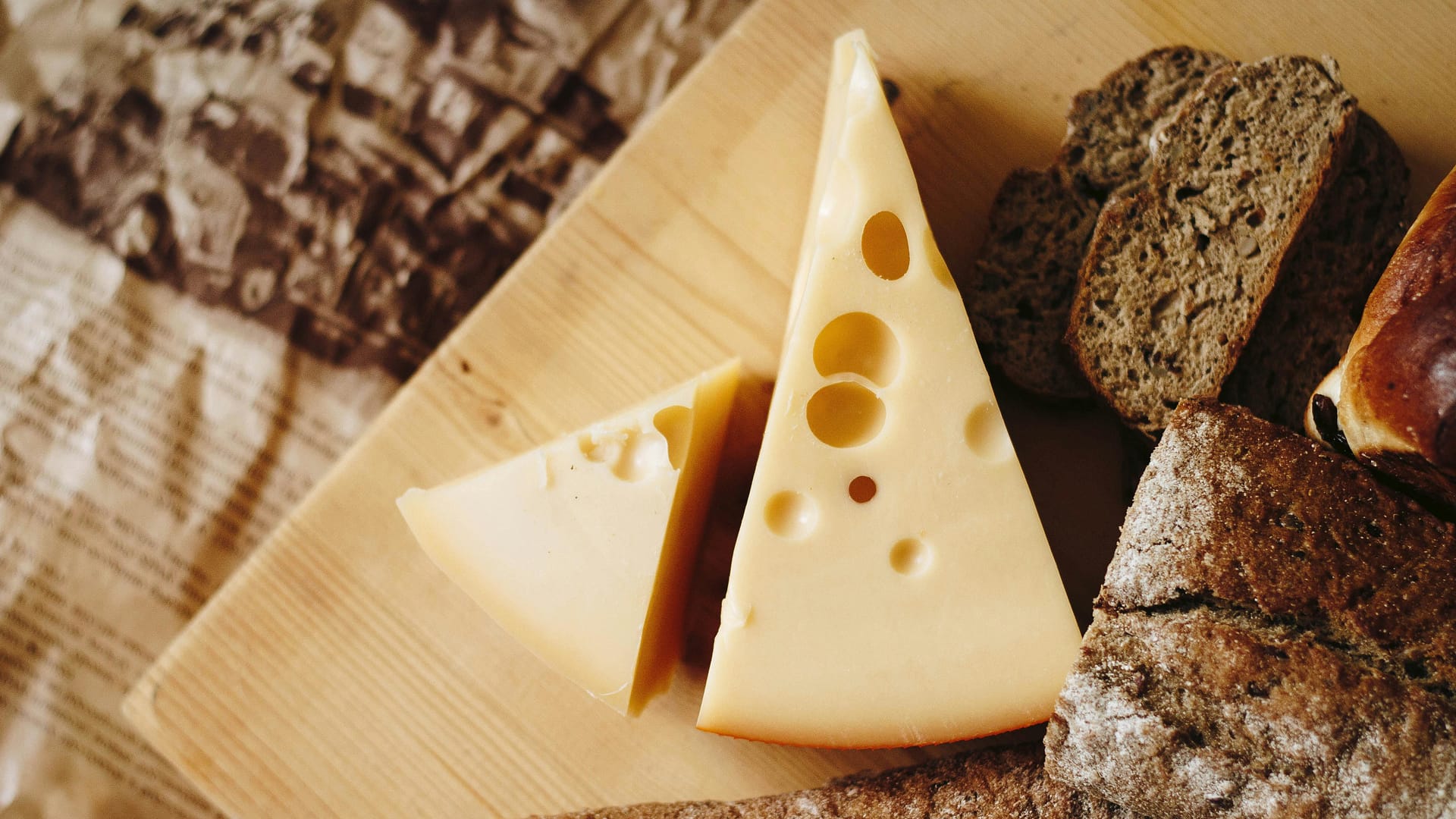 building a layered defense -- a photo of sliced cheese on a brown table top
